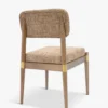 Chaise, Tweed Marron Caramel & Frêne massif Lilay