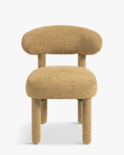 Chaise, Tweed marron écureuil Lugano