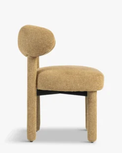 Chaise, Tweed marron écureuil Lugano