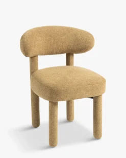 Chaise, Tweed marron écureuil Lugano