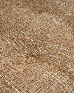Chaise, Tweed marron ristretto & Métal bronze Orea