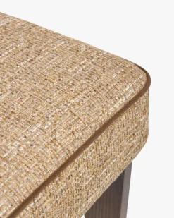Chaise, Tweed marron ristretto & Frêne massif Elva