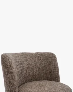 Chaise, Tweed taupe New York & Chocolat Ray