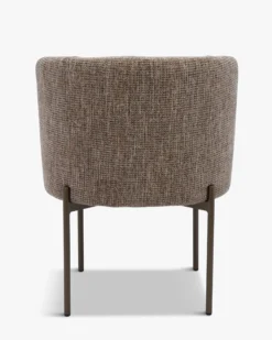 Chaise, Tweed taupe New York & Chocolat Ray