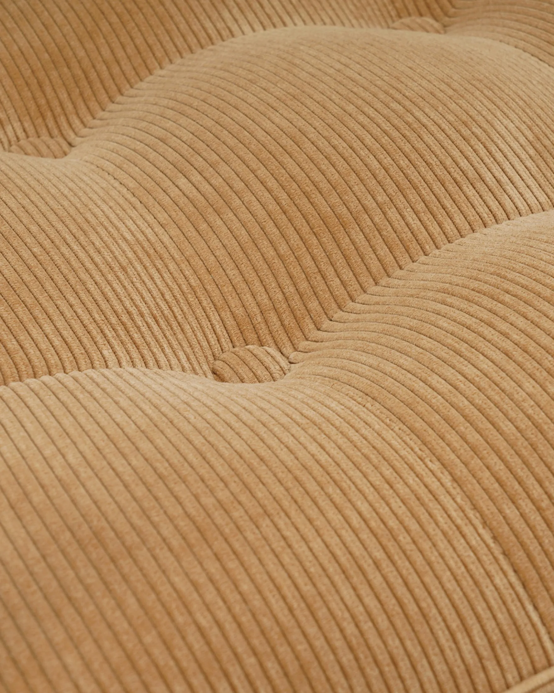 Chaise, Velours orange abricot & Métal chromé Orea