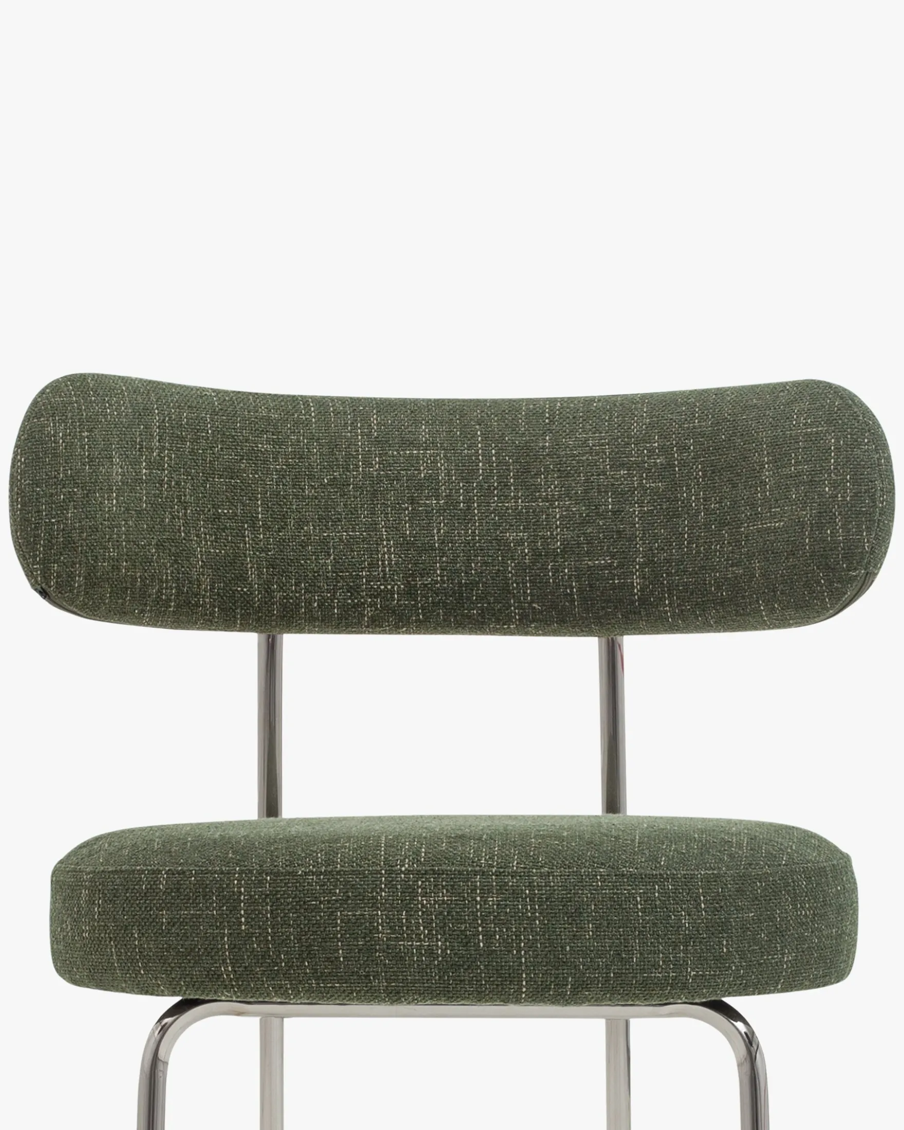Chaise, Vert cactus & métal chromé Vittoria