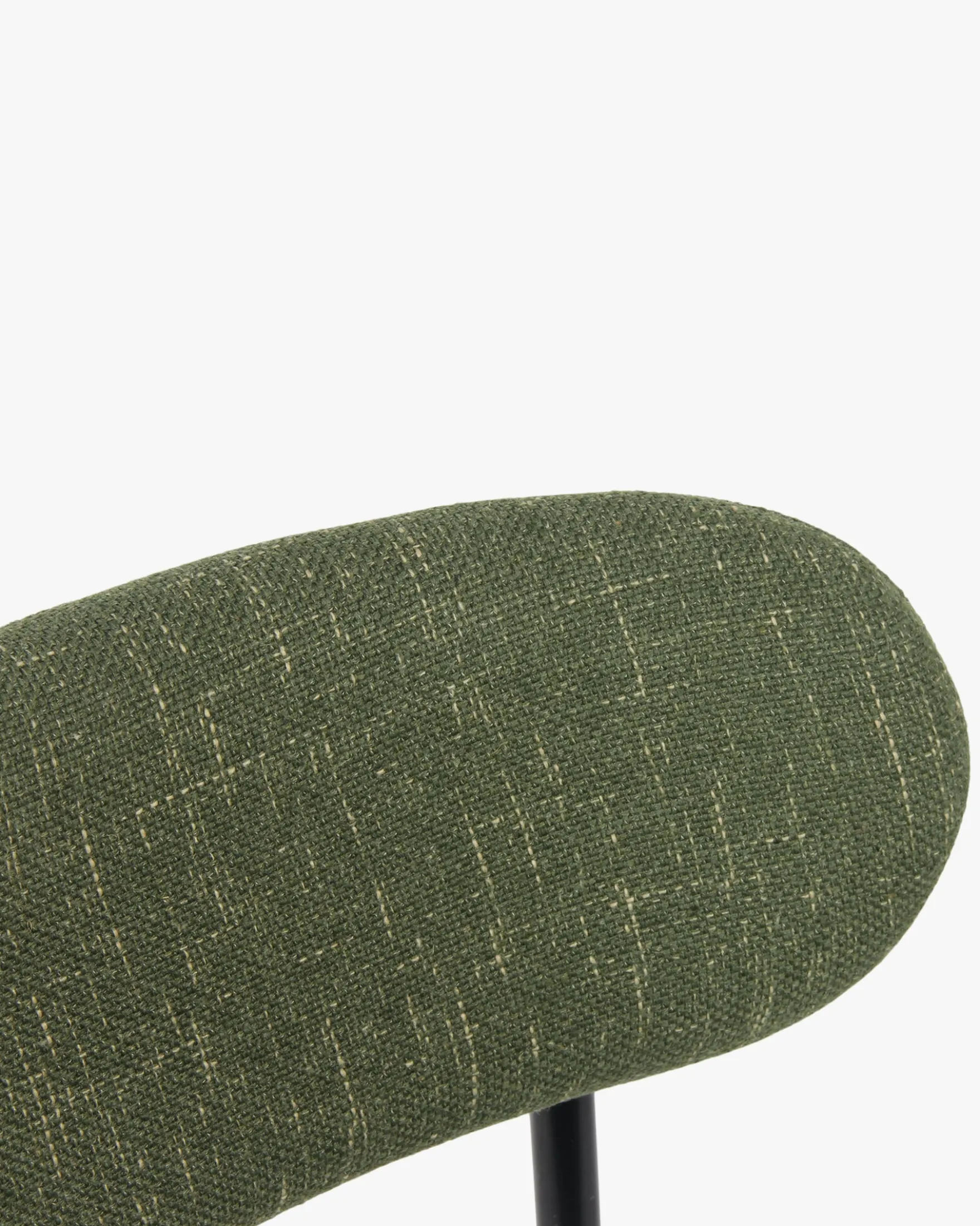 Chaise, Vert cactus & métal noir Maia