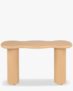 Console, Bois beige caramel, L120 Onda