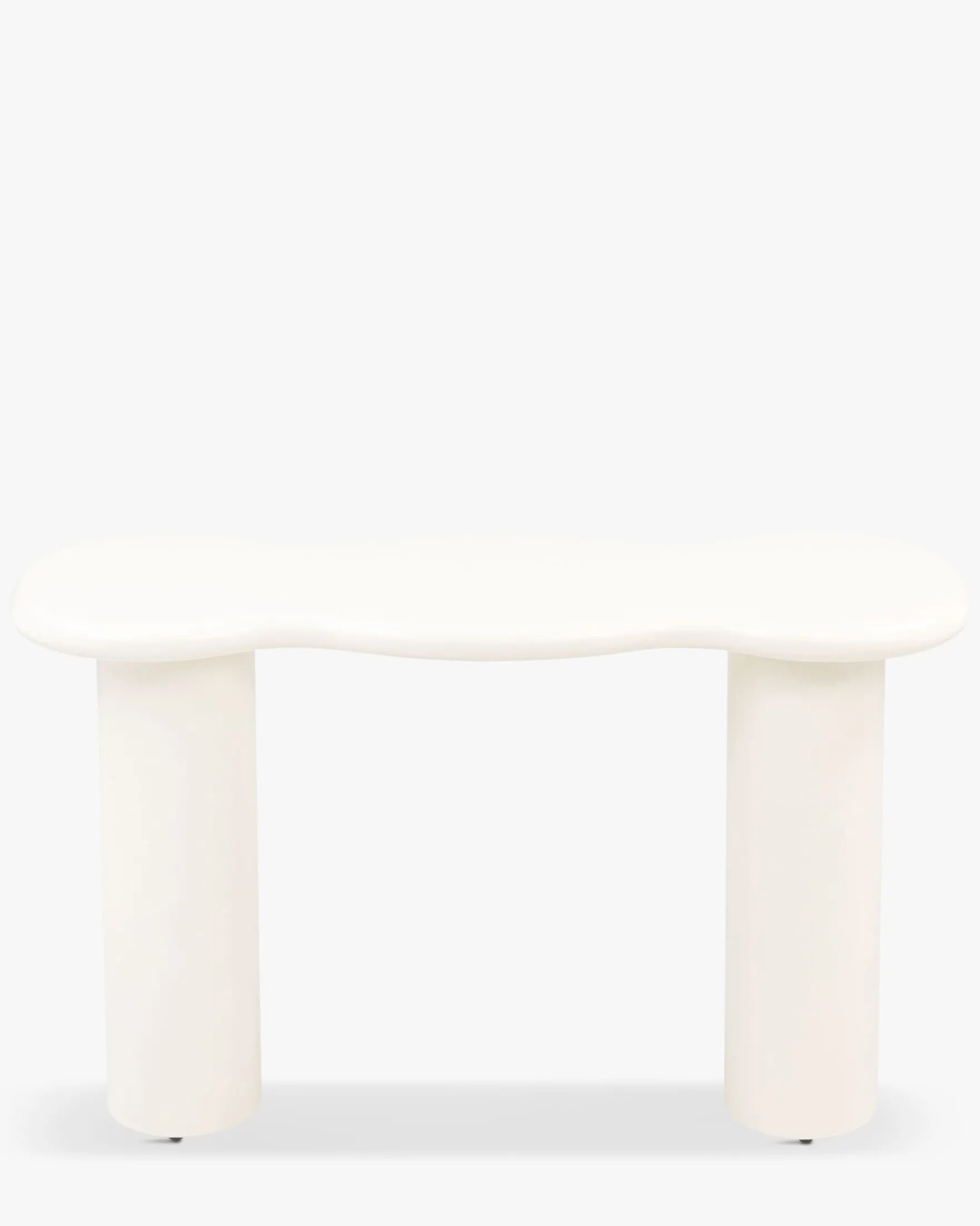 Console, Bois beige lin, L120 Onda