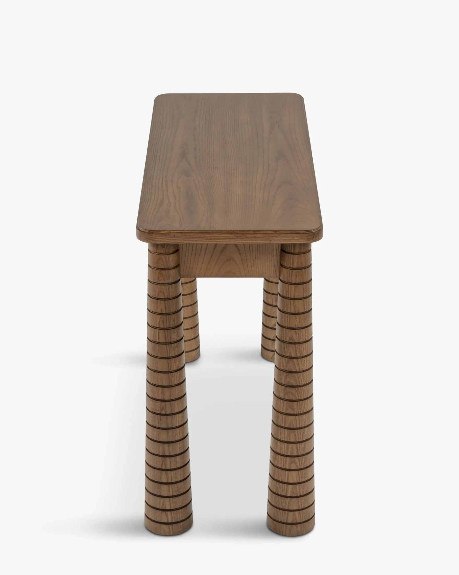 Console, Bois de Frêne Teinte Noyer, L100 Temba