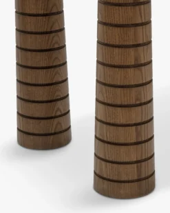 Console, Bois de Frêne Teinte Noyer, L100 Temba