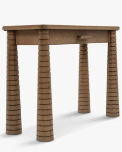 Console, Bois de Frêne Teinte Noyer, L100 Temba