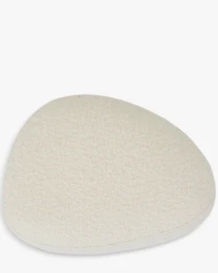 Ensemble banc + pouf, Ecru bouclé Enzo