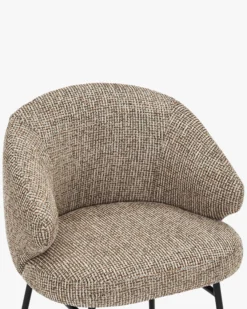 Ensemble 4 chaises, Tweed marron mocha Aspen