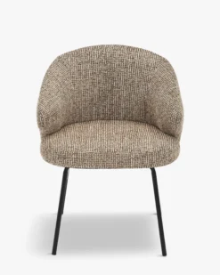 Ensemble 4 chaises, Tweed marron mocha Aspen