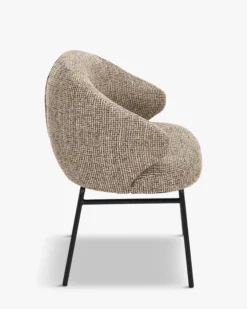 Ensemble 4 chaises, Tweed marron mocha Aspen
