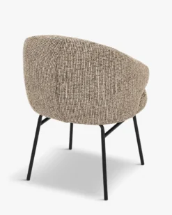 Ensemble 4 chaises, Tweed marron mocha Aspen