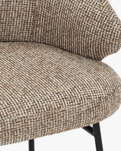 Ensemble 4 chaises, Tweed marron mocha Aspen