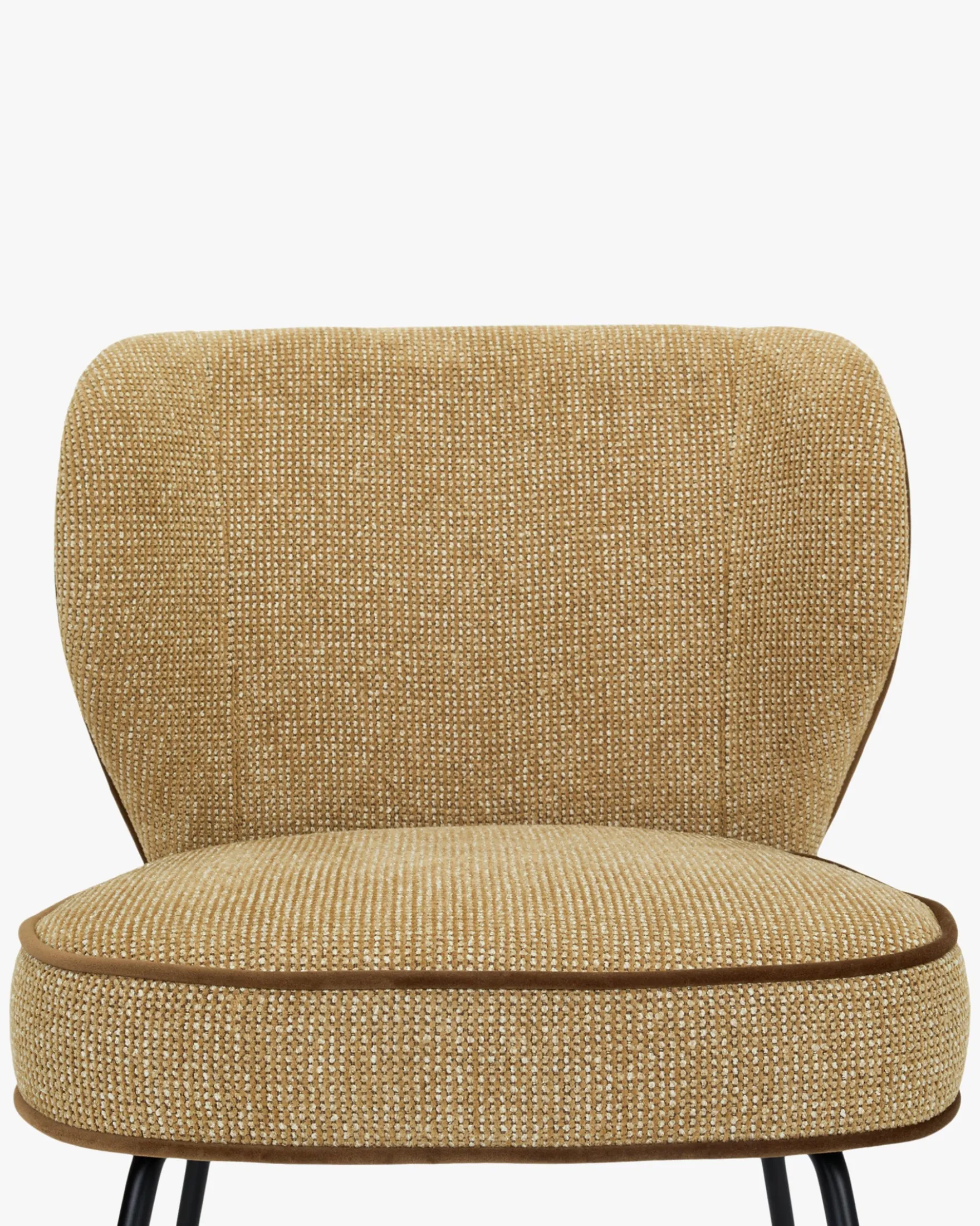 Ensemble 6 chaises, Tweed marron écureuil Wayne
