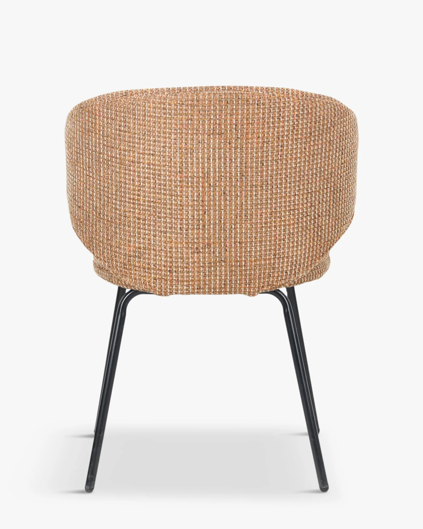 Ensemble 4 chaises , Tweed miami, camel sable, jaune moucheté Savio, Maia