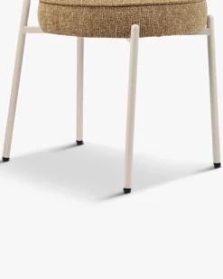Ensemble de 4 chaises, Tweed chêne & fer beige Milo