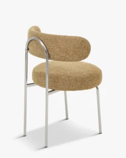 Ensemble de 4 chaises, Vert cactus & tweed chêne Vittoria