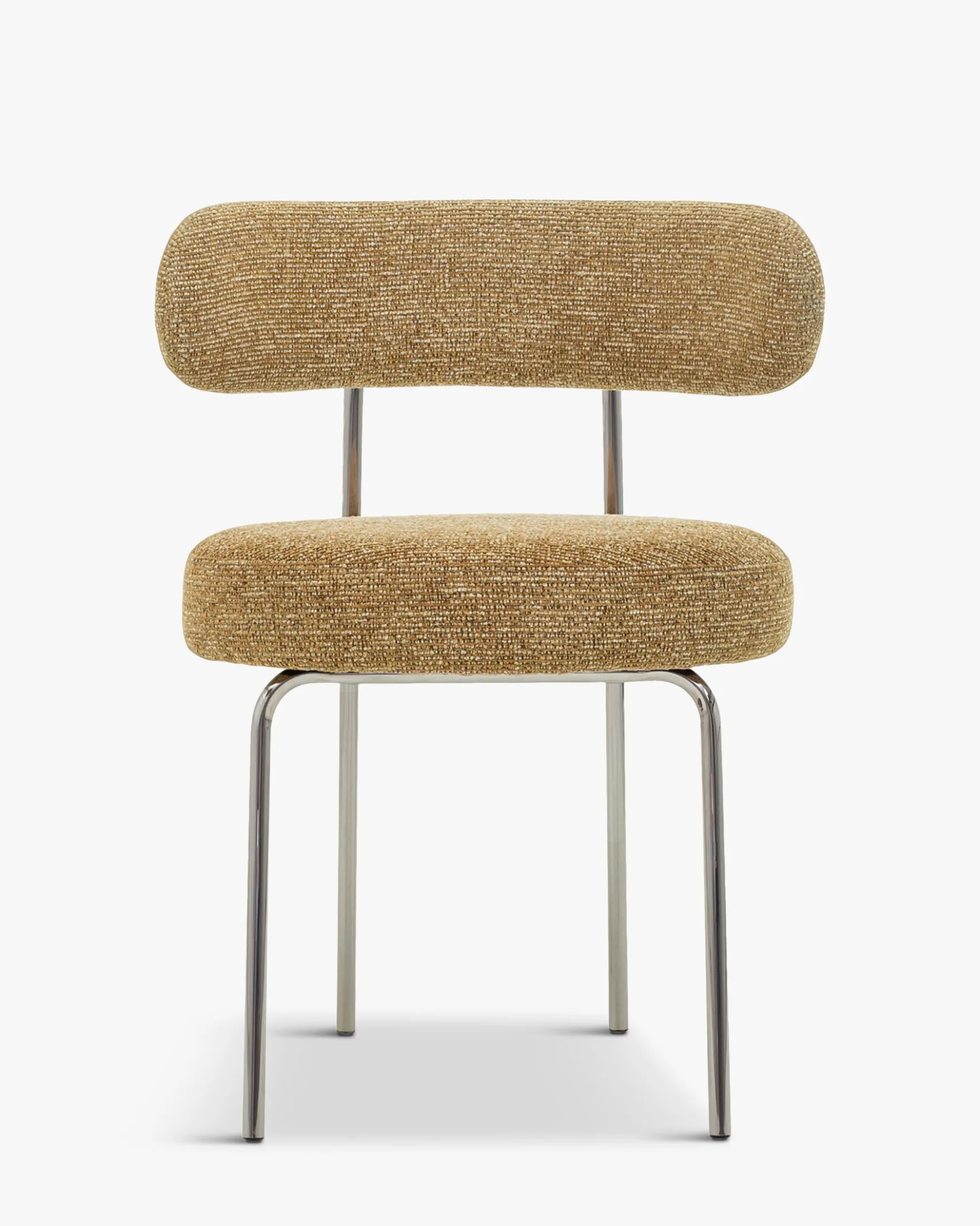 Ensemble de 4 chaises, Vert cactus & tweed chêne Vittoria
