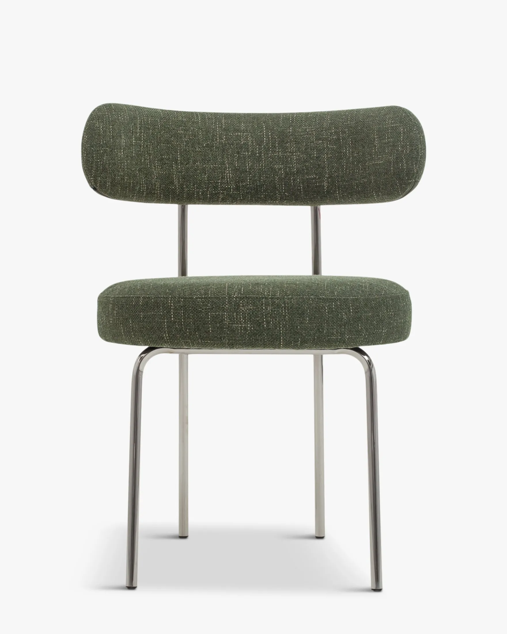 Ensemble de 4 chaises, Vert cactus & tweed chêne Vittoria