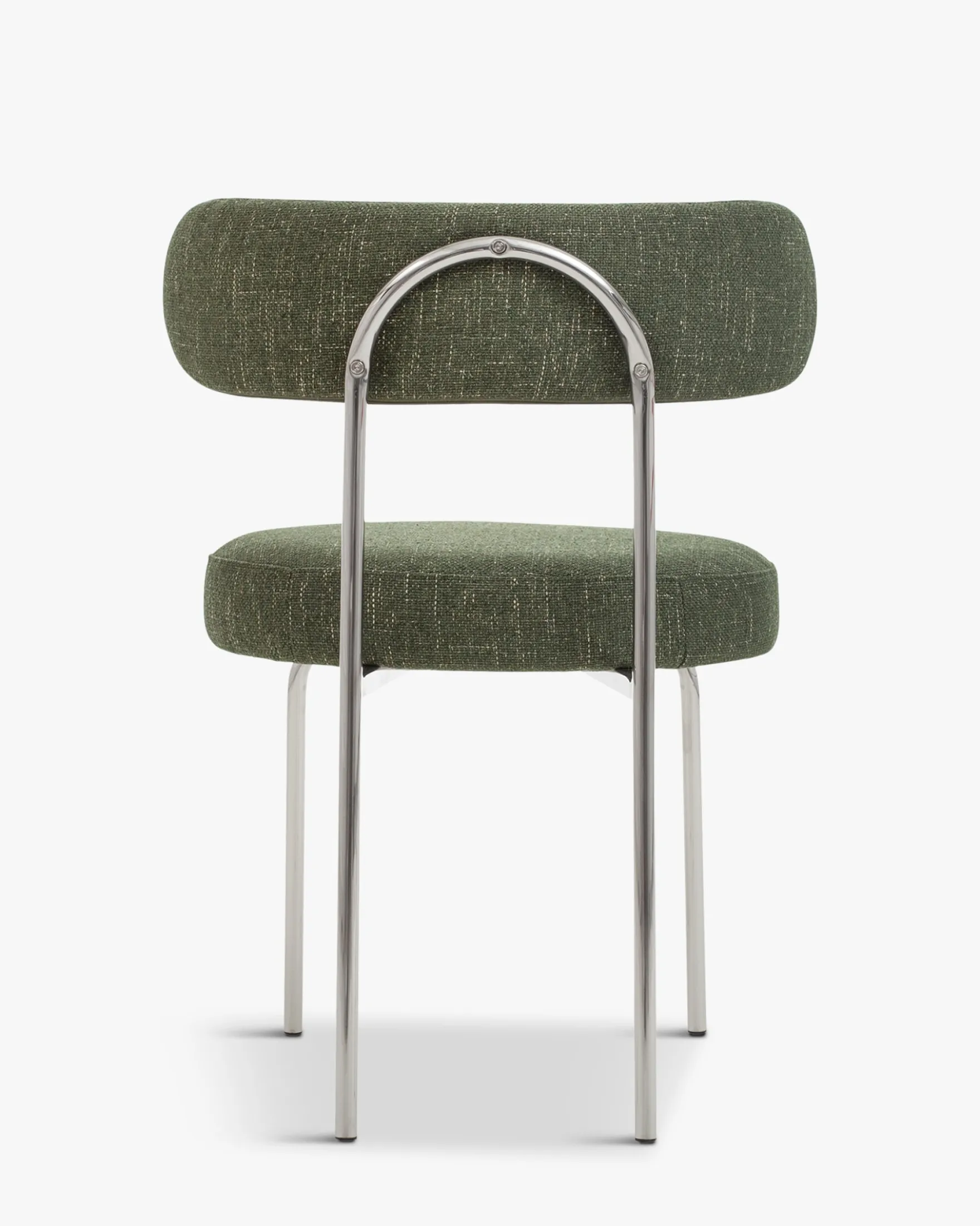 Ensemble de 4 chaises, Vert cactus & tweed chêne Vittoria