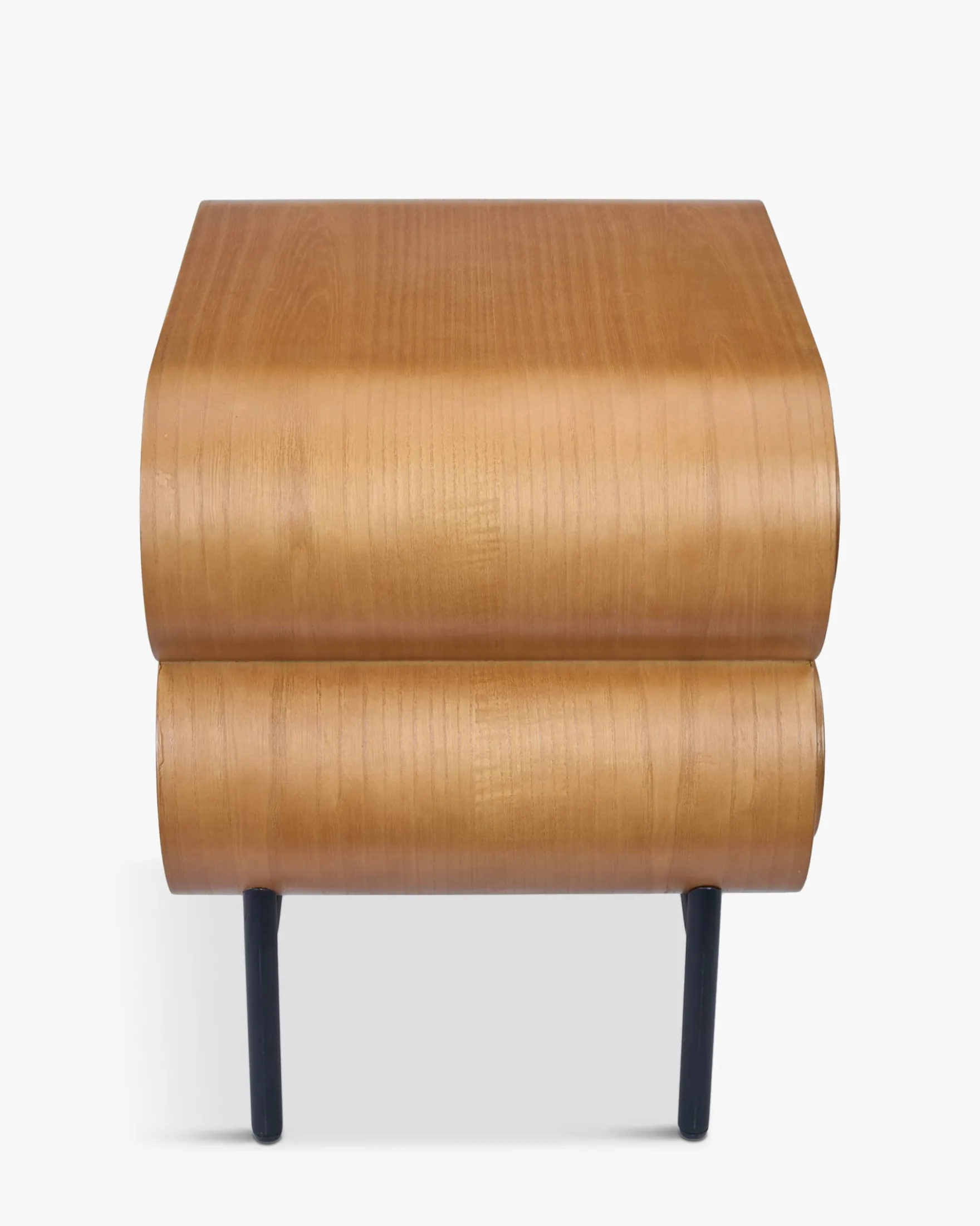 Ensemble 2 tables de chevet, Bois blond Monaco