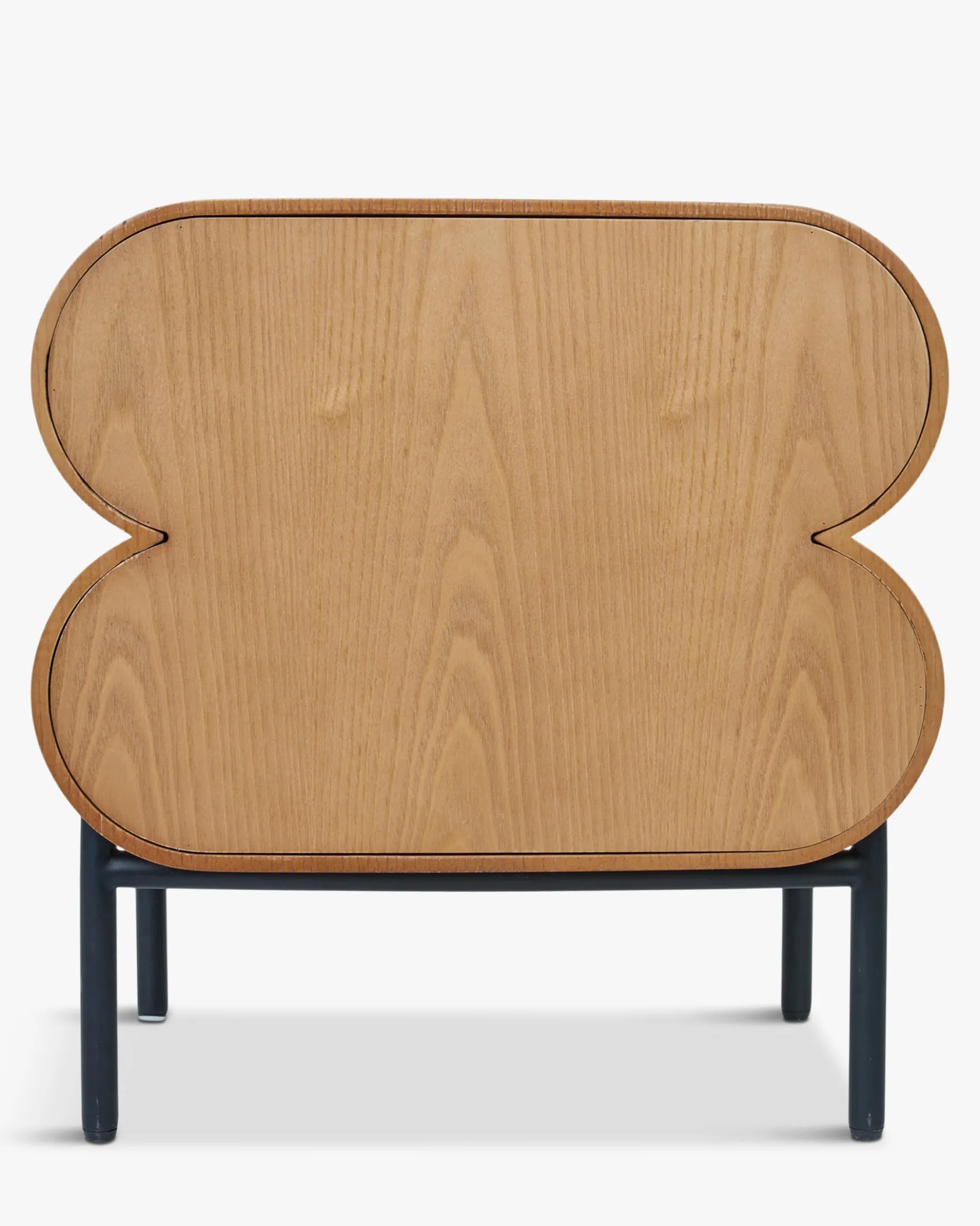 Ensemble 2 tables de chevet + tête de lit, Ecru peluche Monaco + Aria