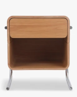 Ensemble 2 tables de chevet + tête de lit, Beige chenille Andria + Atlante