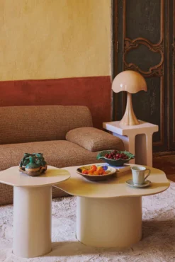 Ensemble tables gigognes, Beige argile Esther, Estelle