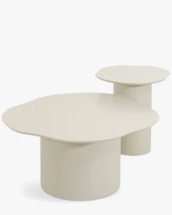 Ensemble tables gigognes, Beige argile Esther, Estelle