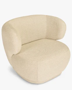 Fauteuil, Beige sable, 90x70 Giulia