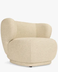 Fauteuil, Beige sable, 90x70 Giulia