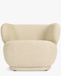 Fauteuil, Beige sable, 90x70 Giulia