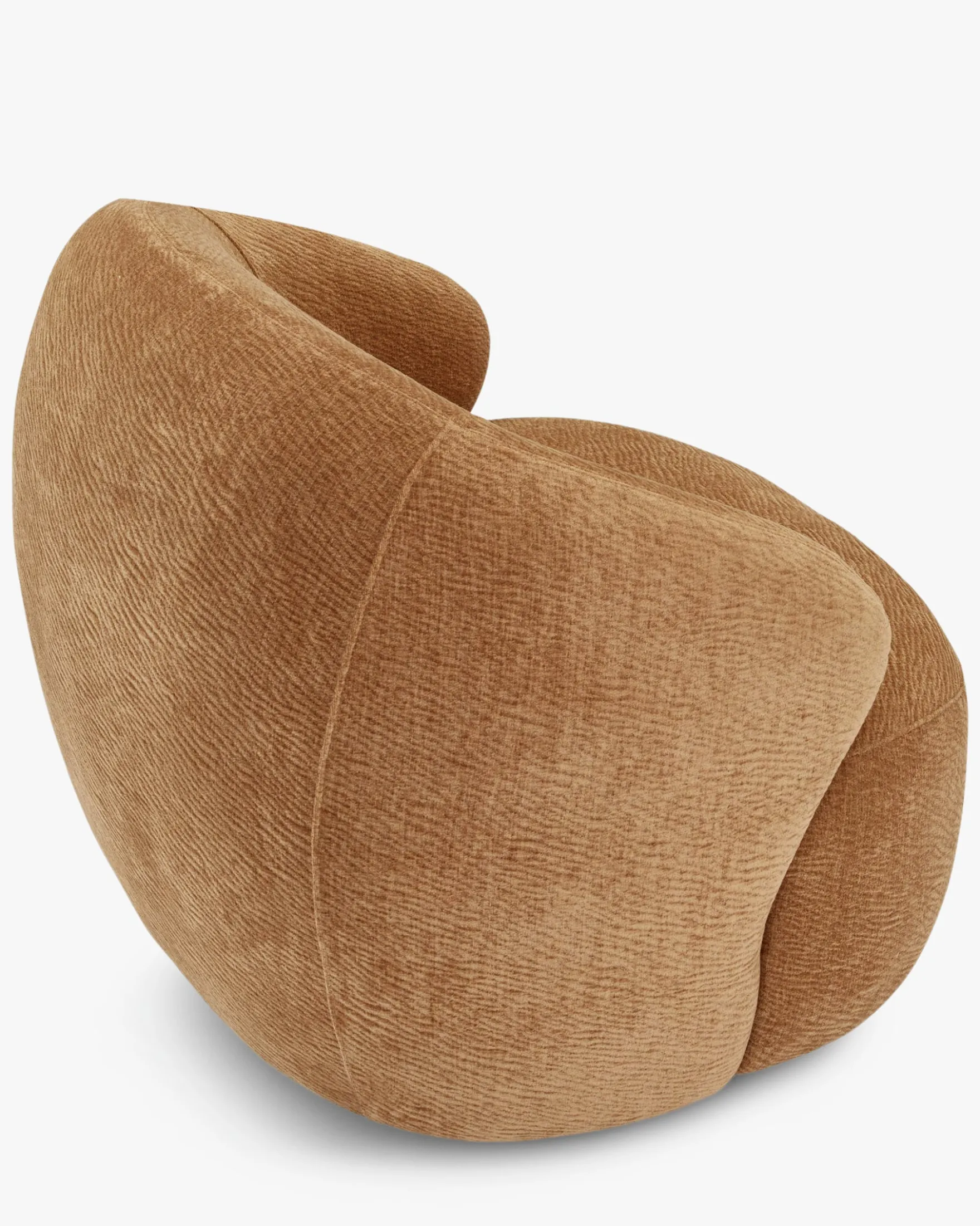 Fauteuil, Camel crêpé Aspen