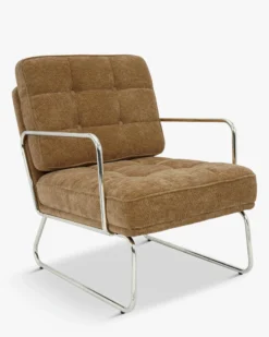 Fauteuil, Camel crêpé Aurore