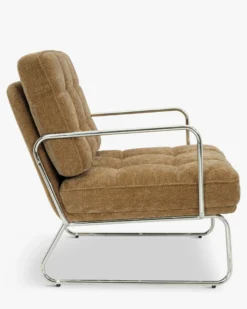 Fauteuil, Camel crêpé Aurore