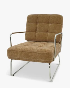 Fauteuil, Camel crêpé Aurore
