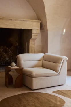 Fauteuil d'angle modulable, Beige sahara Pulp