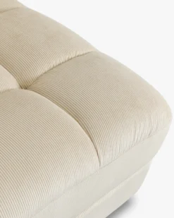 Fauteuil d'angle modulable, Beige pampa anti-tâches Paul