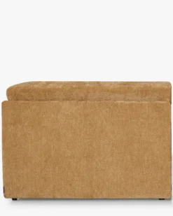 Fauteuil d'angle modulable, Camel crêpé Paul