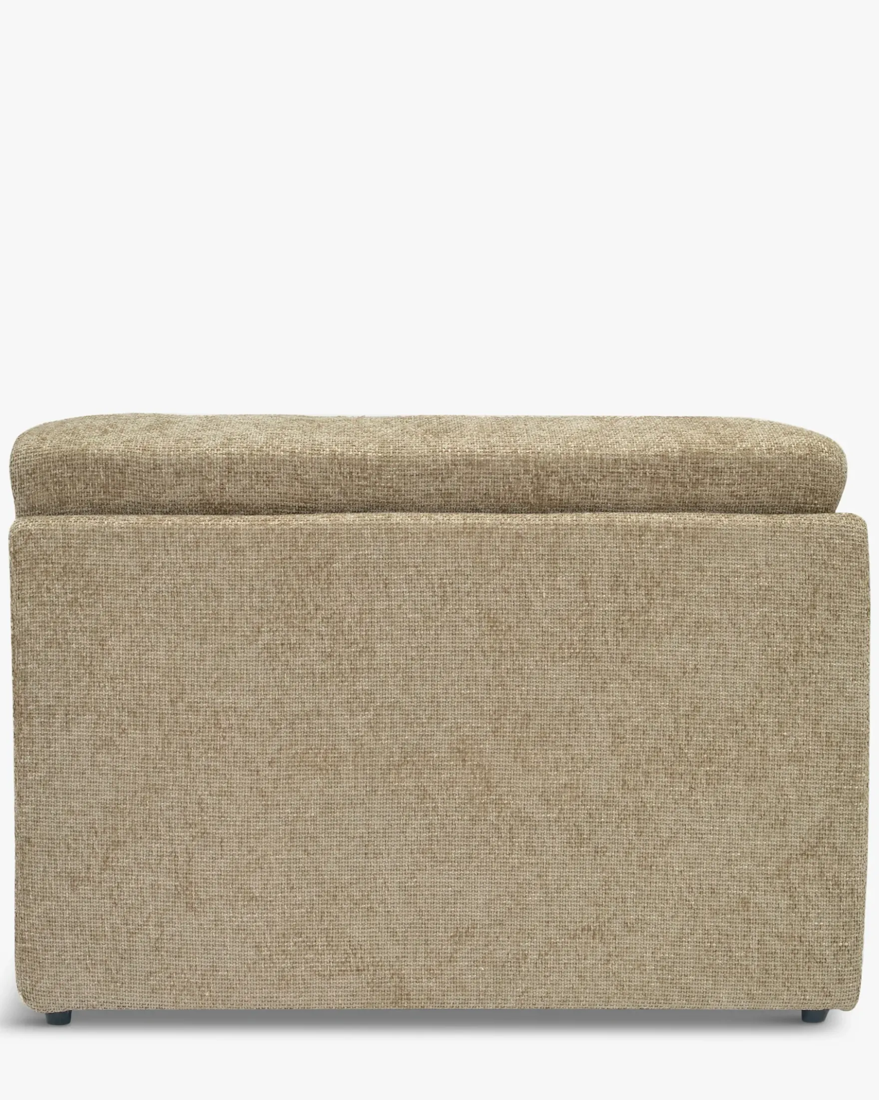 Fauteuil d'angle modulable, Tweed taupe Paul