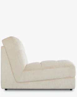 Fauteuil modulable, Beige pampa anti-tâches Paul