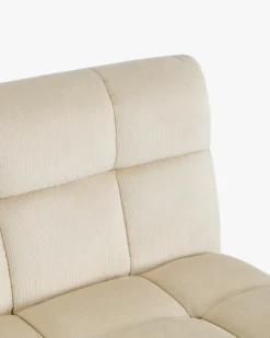 Fauteuil modulable, Beige pampa anti-tâches Paul