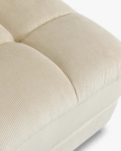 Fauteuil modulable, Beige pampa anti-tâches Paul