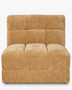 Fauteuil modulable, Camel crêpé Paul