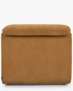 Fauteuil modulable, Marron sienne déperlant Pulp